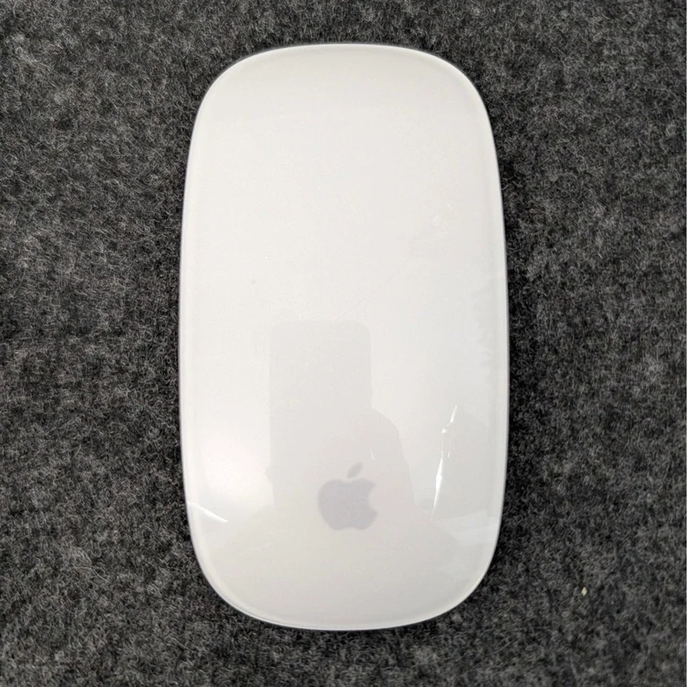 Apple Magic Mouse Wireless Bluetooth Laser Mouse White Silver Model A1296